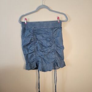 Denim mini skirt L